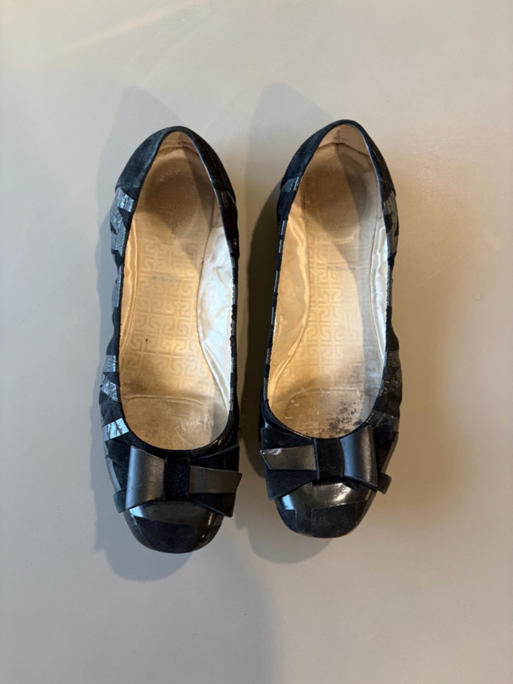 adidas Black Bow Ballet Flats